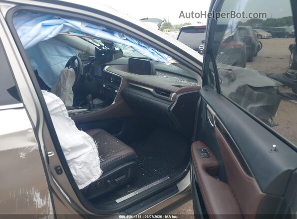 2T2BZMCA9JC152064 2018 LEXUS RX 350 Серый Вид салона спереди