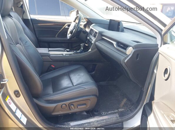 2T2BZMCA9JC166935 2018 LEXUS RX 350 Бежевый Вид салона спереди
