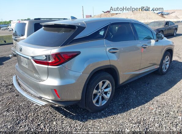 2T2BZMCA9JC166935 2018 LEXUS RX 350 Бежевый Задняя правая четверть