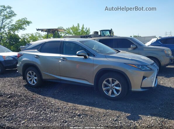 2T2BZMCA9JC166935 2018 LEXUS RX 350 Бежевый Вид задней части салона