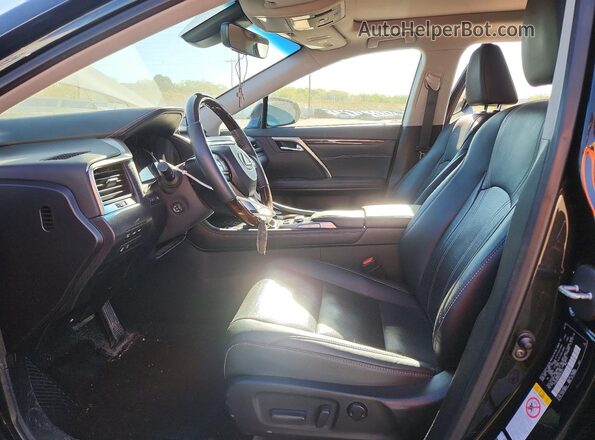2T2BZMCAXGC041371 2016 LEXUS RX Black Front interior view
