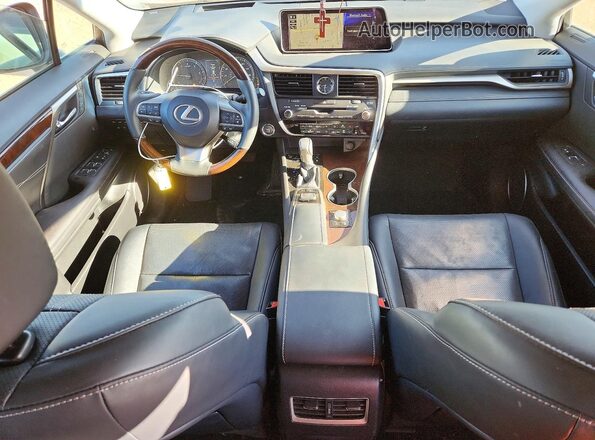 2T2BZMCAXGC041371 2016 LEXUS RX Black Dashboard view