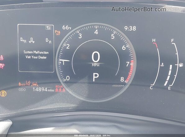 2T2GDCAZ2SC025018 2025 LEXUS NX 250 Gray Հետևի նստատեղերի տեսք