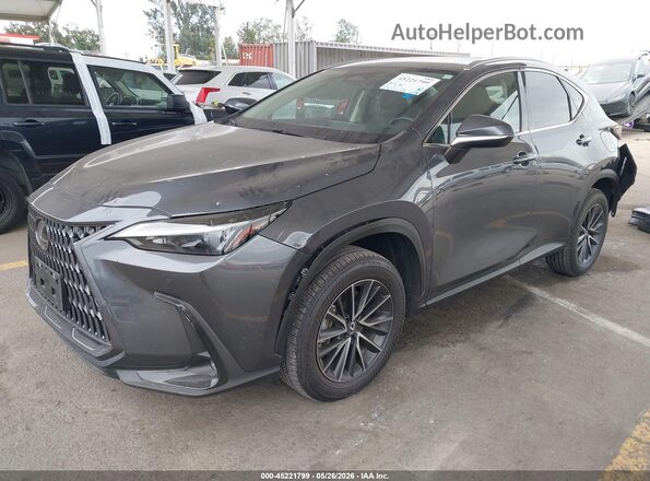 2T2GGCEZ2RC039531 2024 LEXUS NX 350 Gray Передня ліва чверть