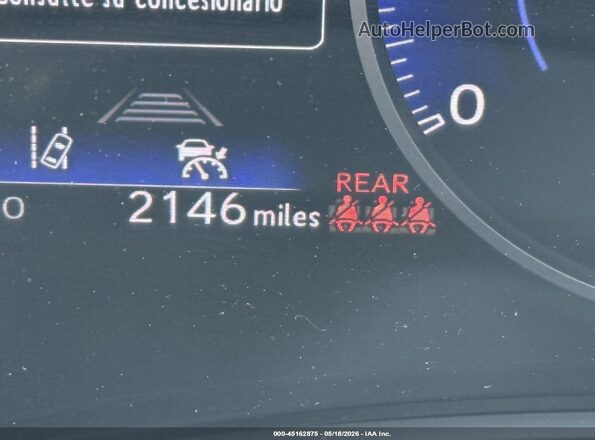 2T2GGCEZ2TC111951 2026 LEXUS NX 350 Gray უკანა სავარძლების ხედი