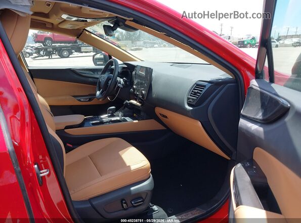 2T2GGCEZ3RC043135 2024 LEXUS NX 350 Red Widok wnętrza z przodu