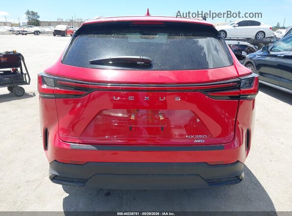 2T2GGCEZ3RC043135 2024 LEXUS NX 350 Red 