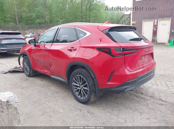 2T2GGCEZ5NC014519 2022 LEXUS NX 350 Red Հետևի ձախ