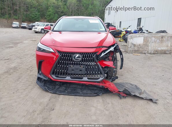 2T2GGCEZ5NC014519 2022 LEXUS NX 350 Red Սարքավորումների վահանակի տեսք