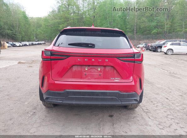 2T2GGCEZ5NC014519 2022 LEXUS NX 350 Red 