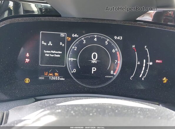 2T2GGCEZ8SC066190 2025 LEXUS NX 350 Черный Вид задних сидений