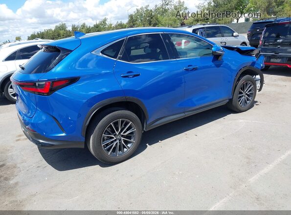 2T2GKCEZ0NC004110 2022 LEXUS NX 350H Blue Հետևի աջ