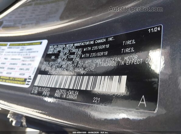 2T2GKCEZ0SC043243 2025 LEXUS NX 350H Gray Շարժիչի բաժամունքի տեսք