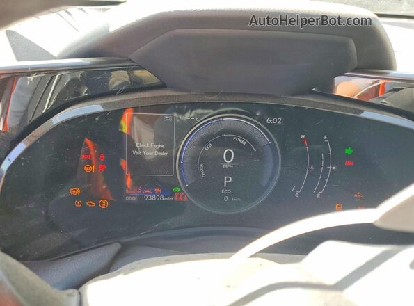 2T2GKCEZ2NC004898 2022 LEXUS NX White Widok zestawu wskaźników