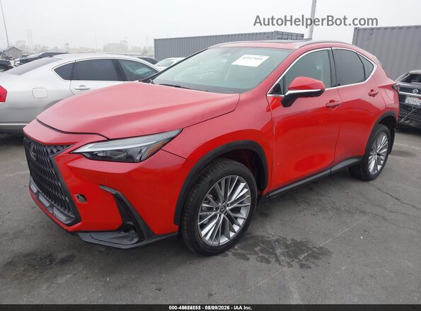 2T2GKCEZ4SC042046 2025 LEXUS NX 350H Red Передня ліва чверть