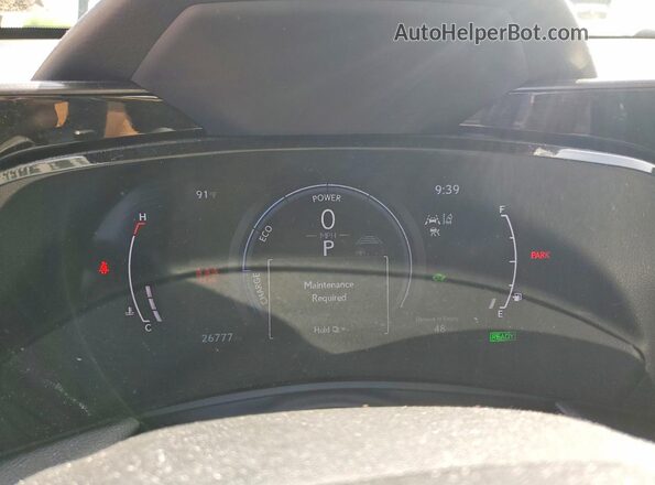 2T2GKCEZ5RC024794 2024 LEXUS NX Green ხელსაწყოთა პანელის ხედი