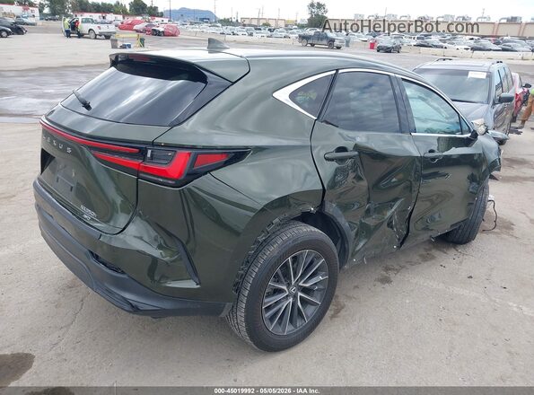 2T2GKCEZ7RC022433 2024 LEXUS NX 350H Green უკანა მარჯვენა
