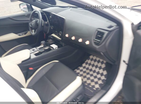 2T2HGCEZ8NC007195 2022 LEXUS NX 350 White წინა სალონის ხედი