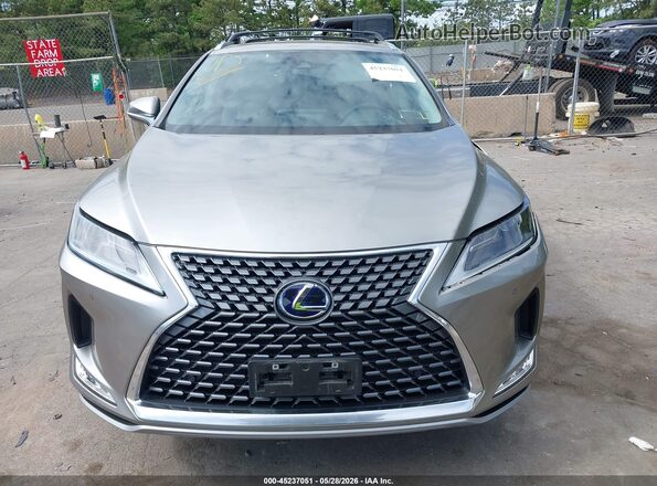2T2HGMDA7NC089888 2022 LEXUS RX 450H Gray Rear interior view