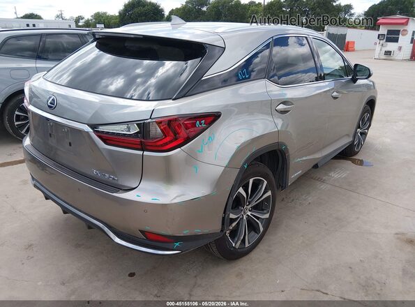 2T2HGMDA8LC047453 2020 LEXUS RX 450H Бежевый Задняя правая четверть