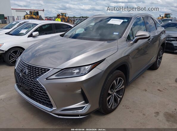 2T2HGMDA8LC047453 2020 LEXUS RX 450H Бежевый Передняя левая четверть