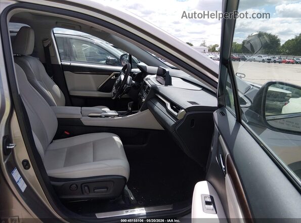 2T2HGMDA8LC047453 2020 LEXUS RX 450H Бежевый Вид салона спереди