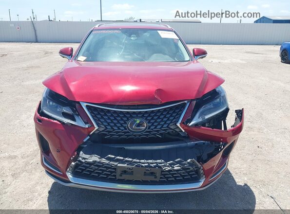 2T2HGMDA9LC048563 2020 LEXUS RX 450H Красный Вид щитка приборов