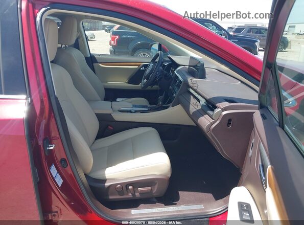 2T2HGMDA9LC048563 2020 LEXUS RX 450H Красный Вид салона спереди