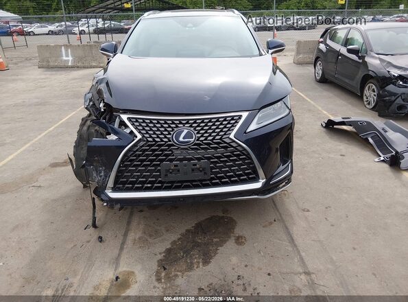 2T2HGMDA9MC057670 2021 LEXUS RX 450H Blue Vista frontal