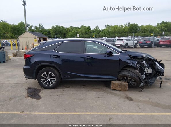 2T2HGMDA9MC057670 2021 LEXUS RX 450H Blue Vista interior trasera
