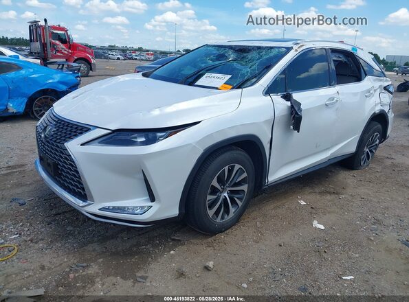 2T2HZMAA4NC236408 2022 LEXUS RX 350 White წინა მარცხენა ხედი სამი მეოთხედიდან