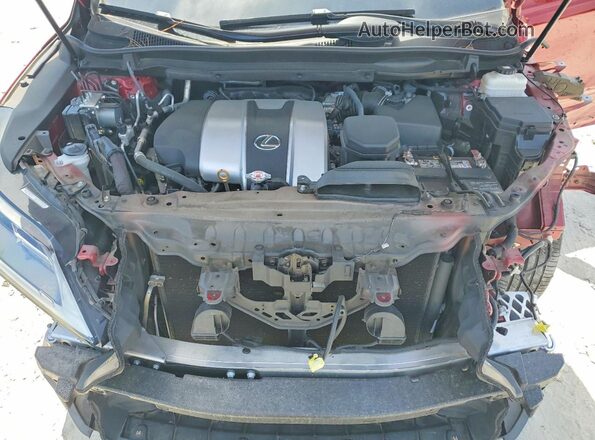 2T2HZMAA8MC210800 2021 LEXUS RX Red ძრავის განყოფილების ხედი