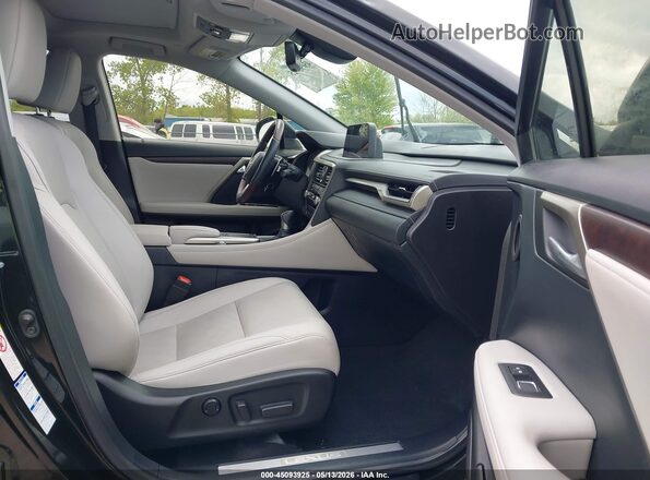 2T2HZMDA1LC212429 2020 LEXUS RX 350 Black Widok wnętrza z przodu