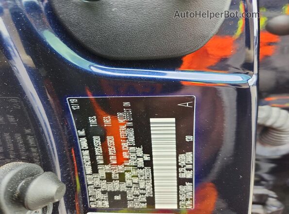 2T2HZMDA3LC229331 2020 LEXUS RX Blue Engine compartment view