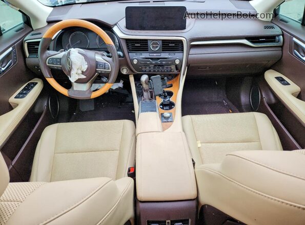 2T2HZMDA3LC229331 2020 LEXUS RX Blue Dashboard view