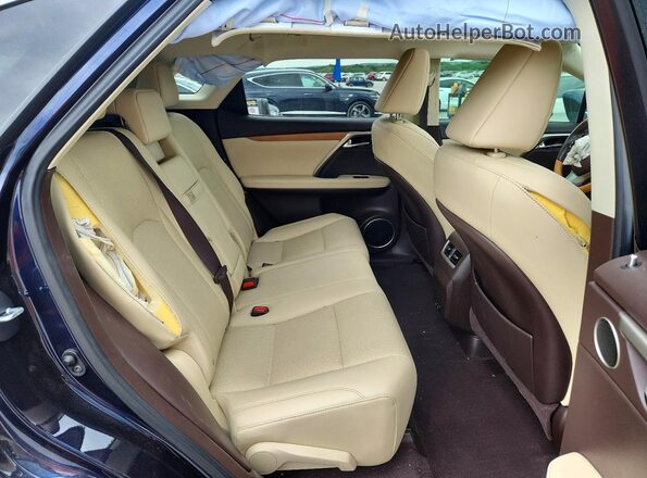 2T2HZMDA3LC229331 2020 LEXUS RX Blue Rear seats view