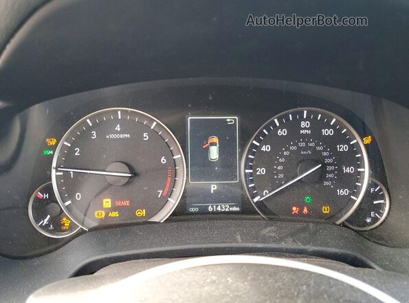 2T2HZMDA4LC229970 2020 LEXUS RX Gray ხელსაწყოთა პანელის ხედი