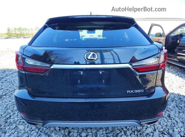 2T2HZMDAXNC364423 2022 LEXUS RX Black Вид ззаду