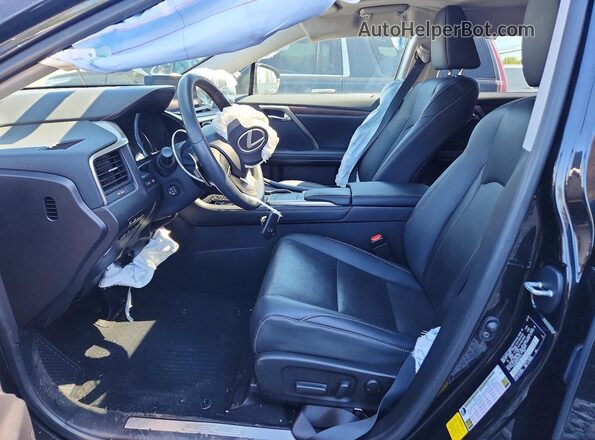 2T2HZMDAXNC364423 2022 LEXUS RX Black Вид салону спереду