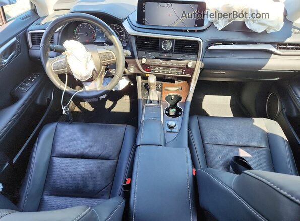 2T2HZMDAXNC364423 2022 LEXUS RX Black Вид панелі приладів