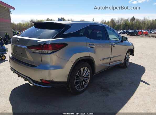 2T2JGMDA0MC063584 2021 LEXUS RX 450H Silver Հետևի աջ