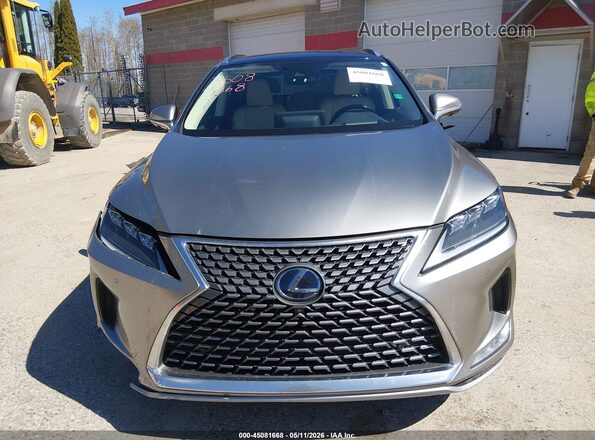 2T2JGMDA0MC063584 2021 LEXUS RX 450H Silver Սալոնի հետևի տեսք