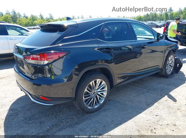 2T2JGMDA3NC094667 2022 LEXUS RX 450H Черный Задняя правая четверть