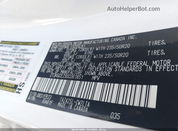2T2KGCEZ9SC061851 2025 LEXUS NX 350 White Շարժիչի բաժամունքի տեսք