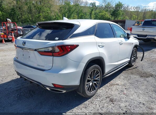 2T2SZMDA0LC228952 2020 LEXUS RX 350 White Tył prawy