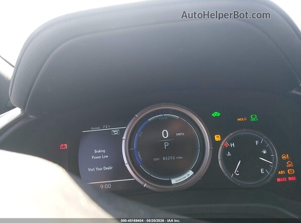 2T2YGMDA6LC055292 2020 LEXUS RX 450H Silver Հետևի նստատեղերի տեսք