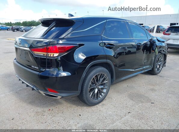 2T2YZMDA1MC263205 2021 LEXUS RX 350 Black Задня права чверть