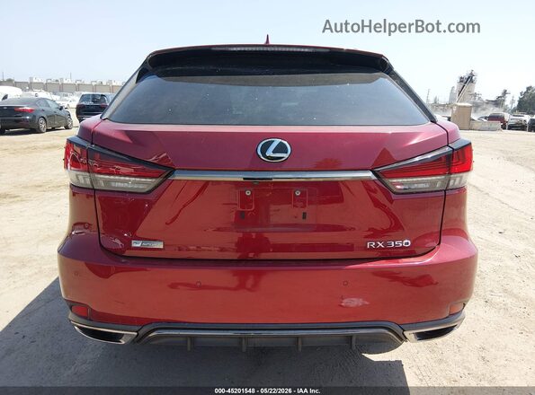 2T2YZMDA2LC229059 2020 LEXUS RX 350 Red 