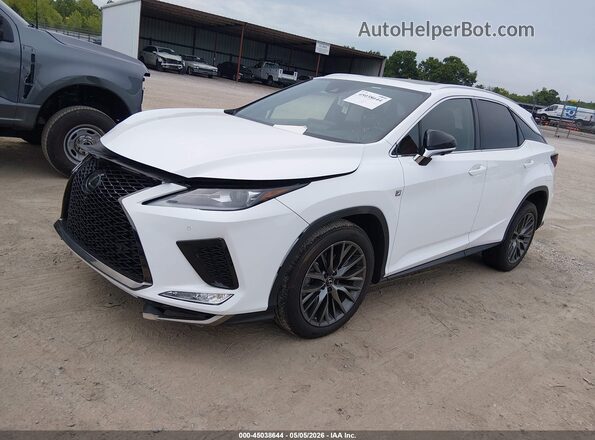 2T2YZMDA2NC340102 2022 LEXUS RX 350 White წინა მარცხენა ხედი სამი მეოთხედიდან