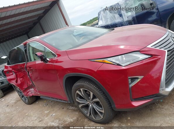 2T2ZZMCA2JC101164 2018 LEXUS RX 350 Red Вид задньої частини салону